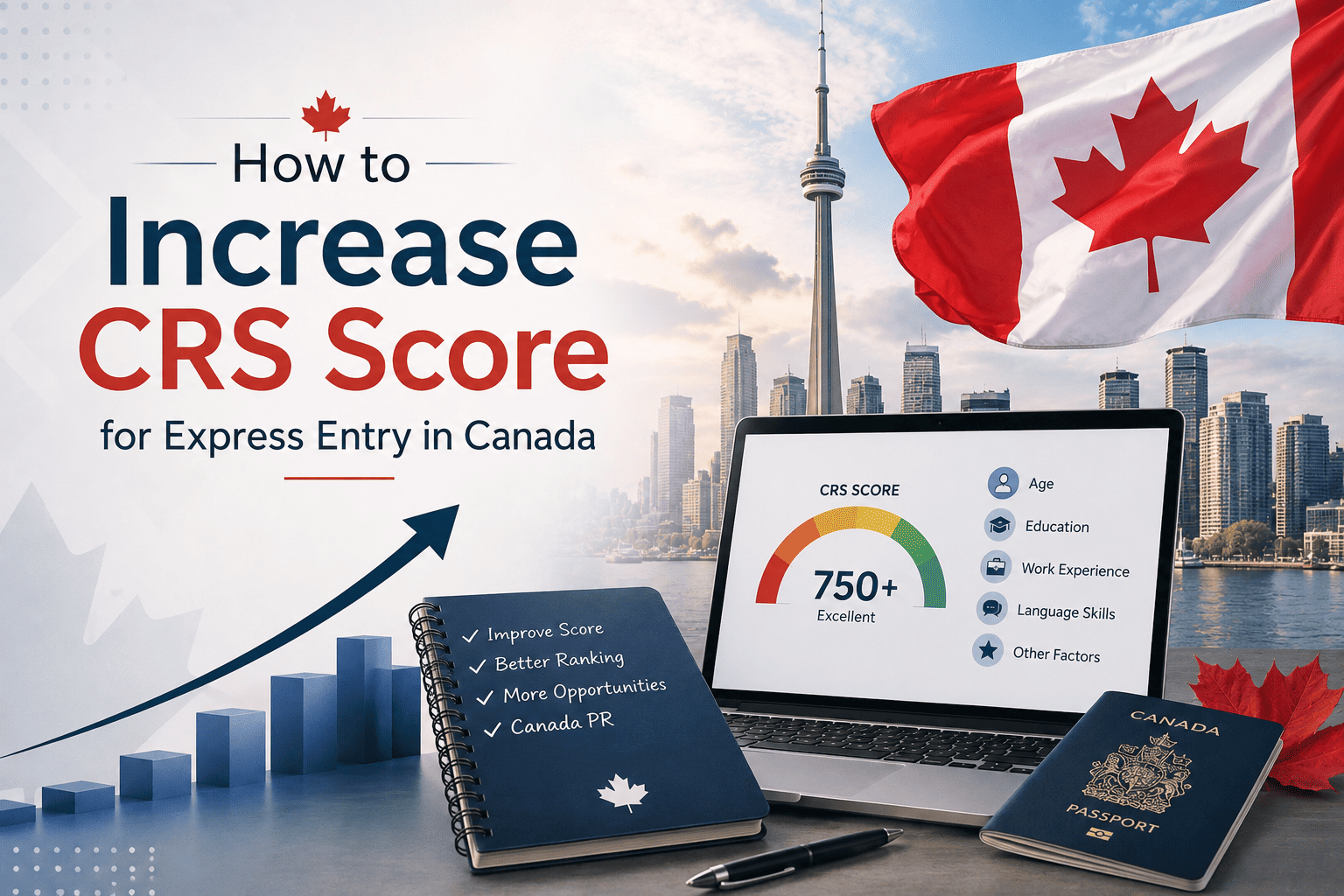 How to Increase CRS Score for Express Entry in Canada