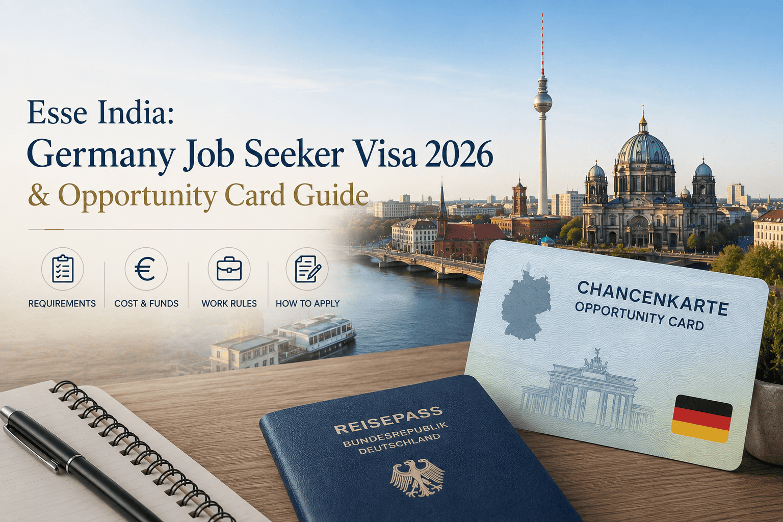 Esse India: Germany Job Seeker Visa 2026 & Opportunity Card Guide