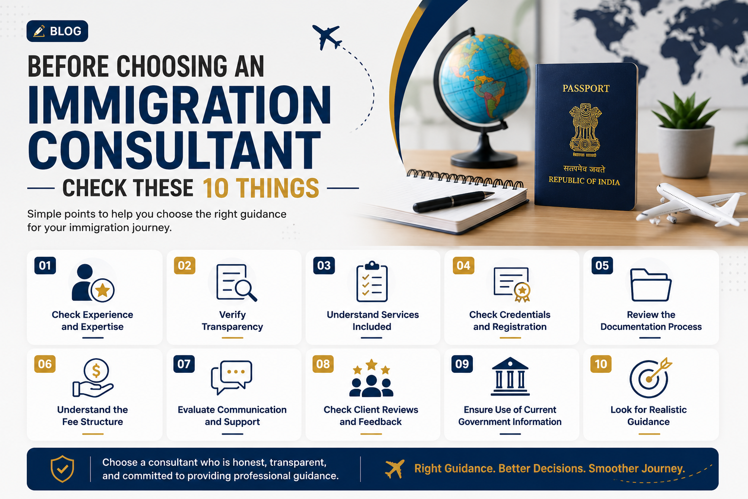 Before Choosing an Immigration Consultant, Check These 10 Things
