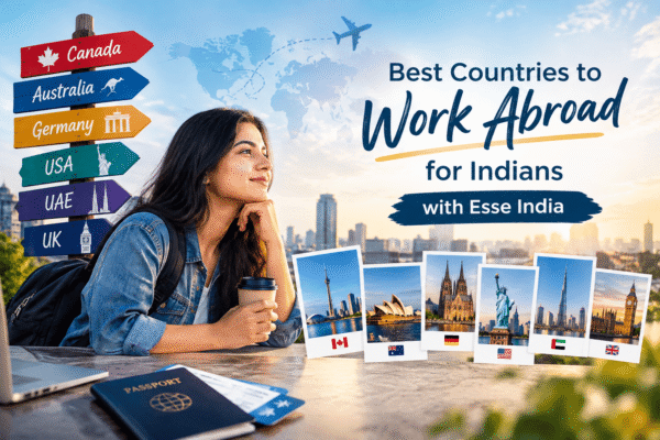 Best Countries to Work Abroad for Indians with Esse India