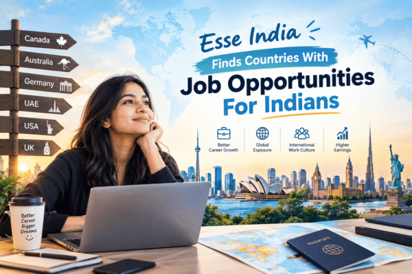 Esse India Finds Countries With Job Opportunities For Indians