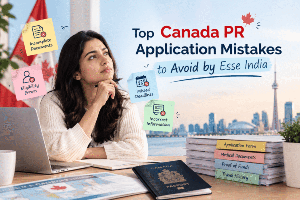 Top Canada PR Application Mistakes to Avoid by Esse India