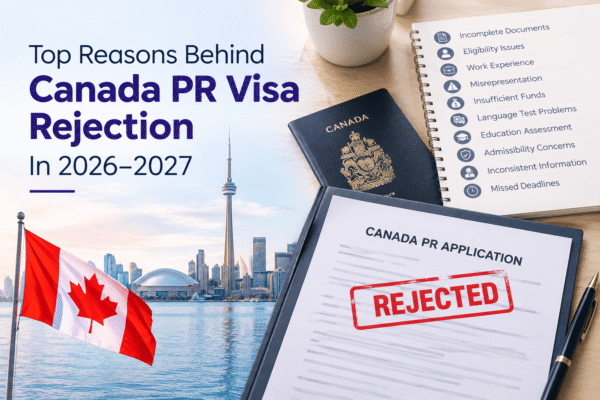 Top Reasons Behind Canada PR Visa Rejection In 2026-2027